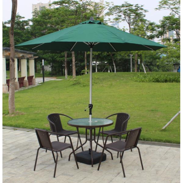 Supermarket Umbrella Radii 1.5M Outdoor Furniture Contemporary Round Parasols Garden 2.7m