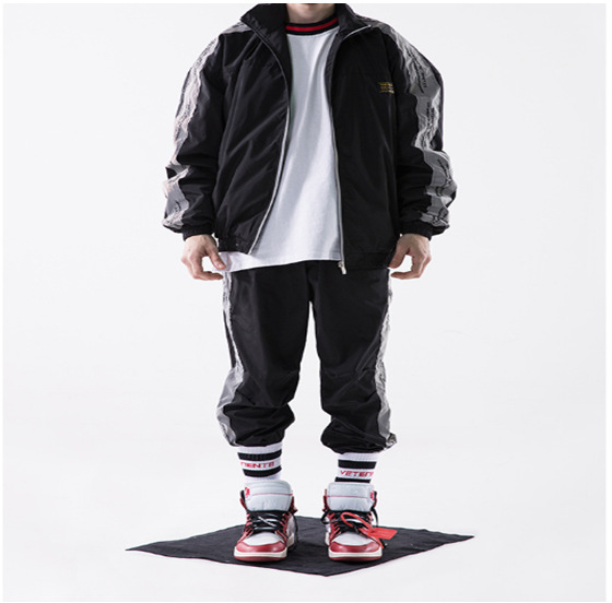 Custom men fashion high quality spring or summer tracksuit st