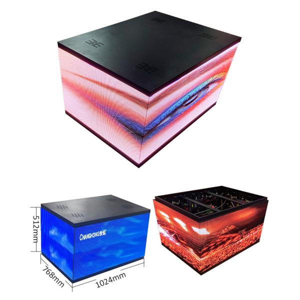 Экран приведенный квадрата P4 куба неправильной формы волшебный гибкий