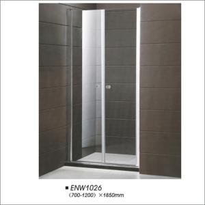 Portes en verre de douche de pivot unique de conception encadrées pour la salle