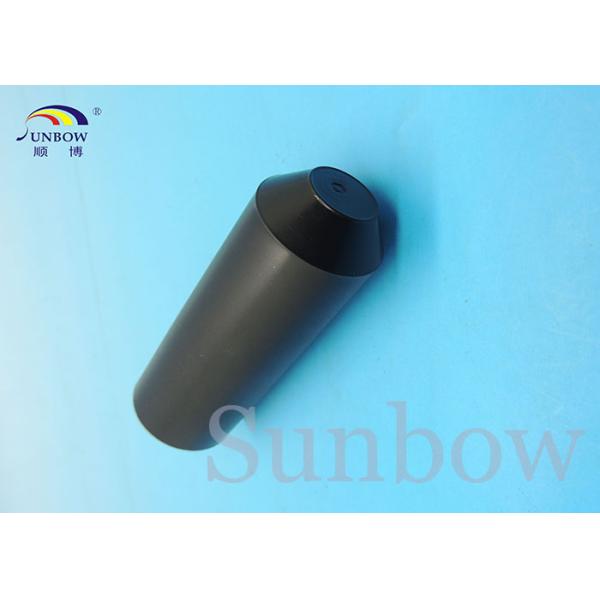 Adhesive Lined Hearshrink End Cap Cable Accessories Default Color Black