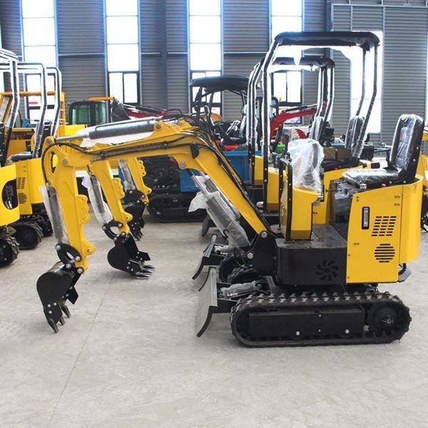 Micro miniescavadeira OEM 1200kg Mini escavadeira de esteiras ODM gasolina com certificação PA