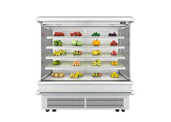 1420L obstruem no refrigerador aberto da exposição do supermercado do refrigerador de Multideck