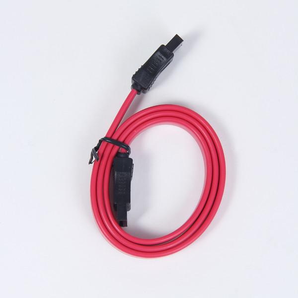 High speed flat red mini sata cable 7pin t0 7pin ,Sata cable 7p female to female