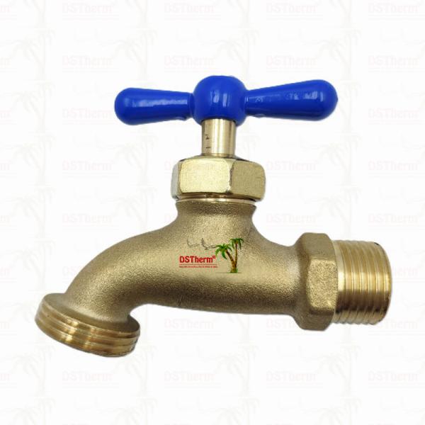 Brass Faucet Brass Bibcock Brass Tap Valve Water Tap Customized Material 1/2 3/4