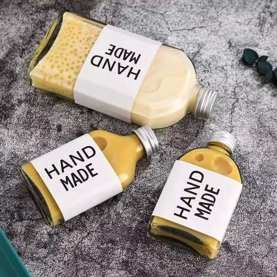 Pulverizador Cap Flat Cold-Brew Coffee Glass Bottle 200ml 250ml 350ml 500ml para embalagem de suco