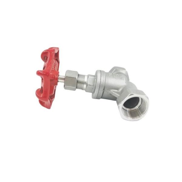 Investment Casting CF8/CF3m Thread End Industrial S Type Globe Valve Model NO. J11W-16P