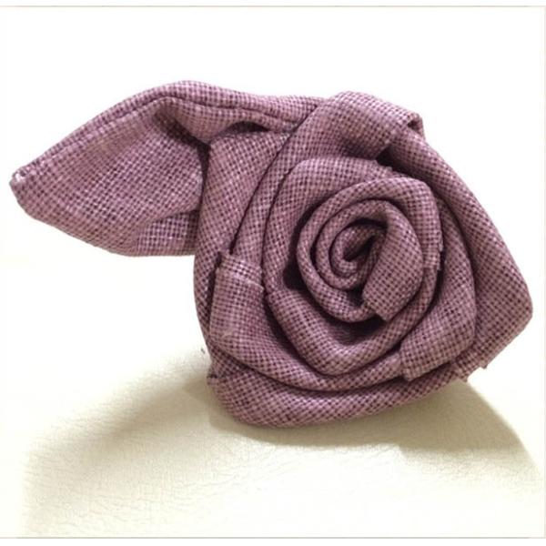 2 Inch Satin Ribbon Fabric Craft Flowers Rolled Art For Valentine'S Day