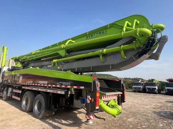 Used/Second-Hand Zoomlion 2013 Year Benz Chassis 56m Concrete Pump Truck Heavy Machinery For Readymix