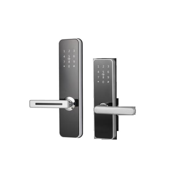 Acrylic Pin Code Door Lock For Apartment In Anti Theft Semiconductor Stainless Steel Mortise