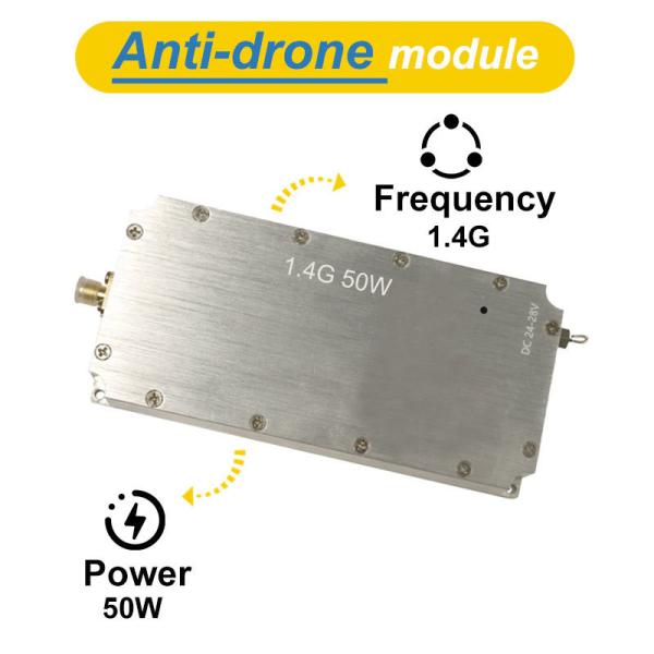Anti-Drone Operations 1.4Ghz 50W RF Power Amplifier Module with RS485 Communication
