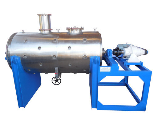 High Efficiency Vacuum Harrow Dryer For Paste Material With PLC
