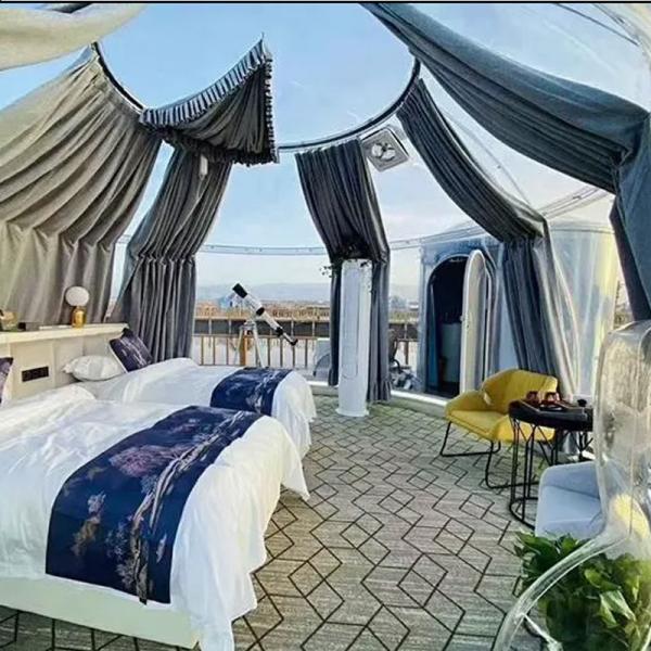 Hotel Bubble Tent Restaurant Waterpfoof Prefabricated Home PC Bubble Camping Tent