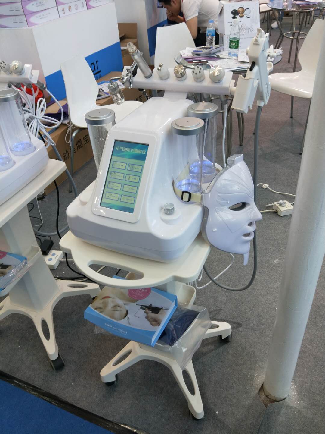 Гидро лицевая машина красоты Dermabrasion многофункциональная для чистки кожи глубокой