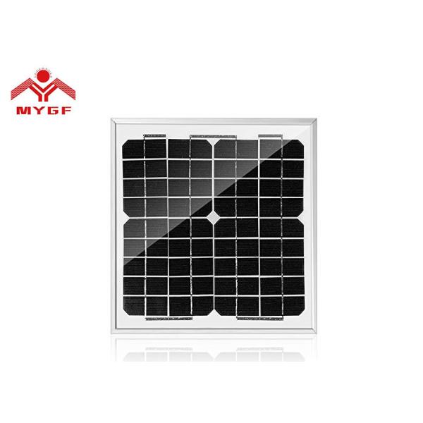 10 W Monocrystalline Solar Panel Single - Crystalline Silicon Easy Installation