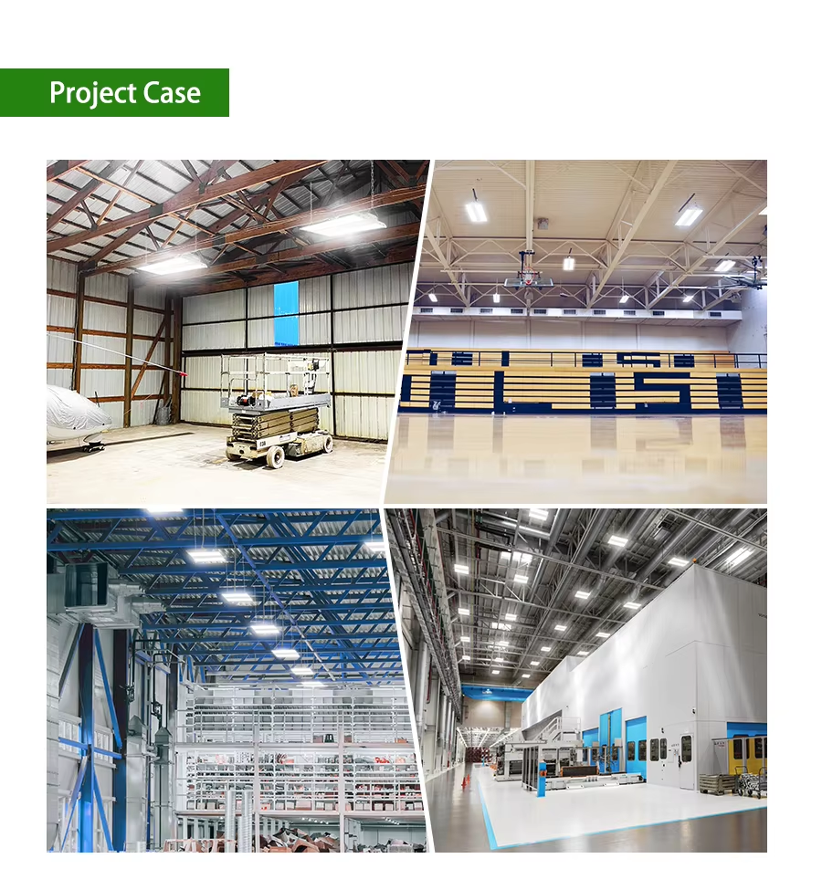 Anti-glare foldable LED linear mining lamp for warehouse and factory lighting