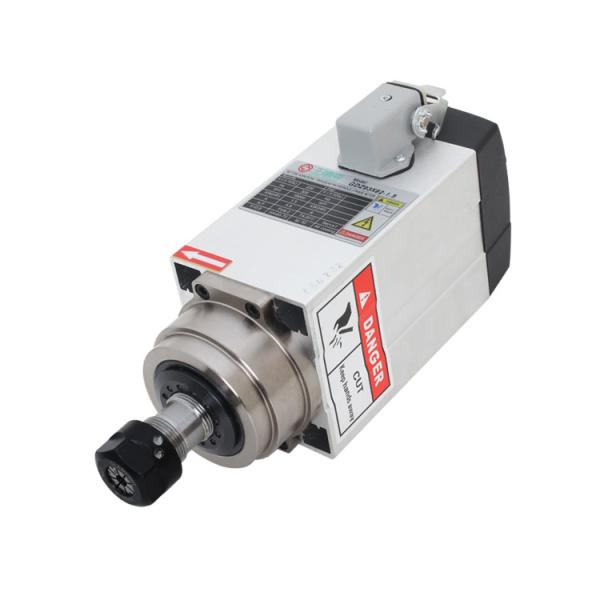 Fabricação de madeira Gravação e moagem 1.5kw Quadrado Motor de fuso arrefecido a ar 18000rpm ER20