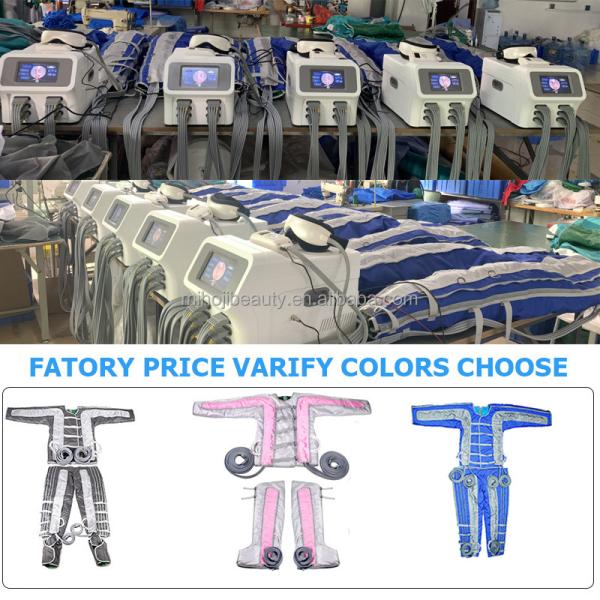 3 In 1 Pressotherapy Lymphatic Drainage Equipment For Body Slimming And Legs Massage