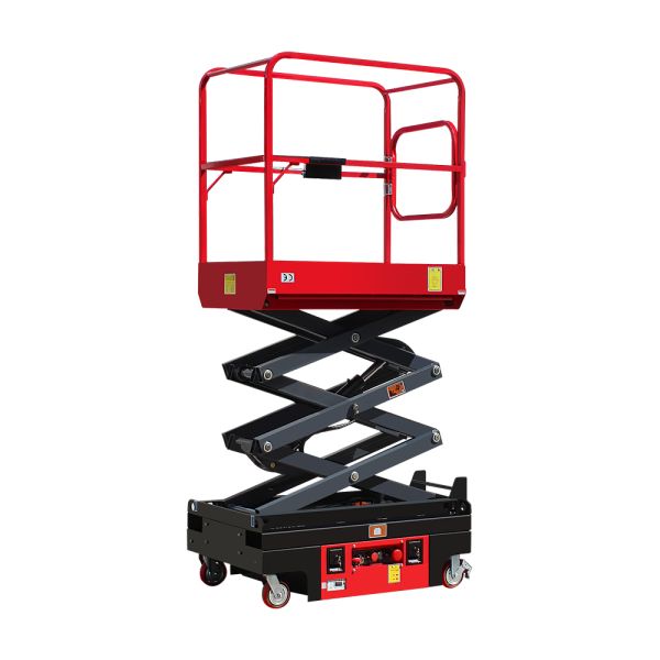 529 Lbs Mobile Personnel All Terrain Scissor Lift Aerial Work Platform High Performance