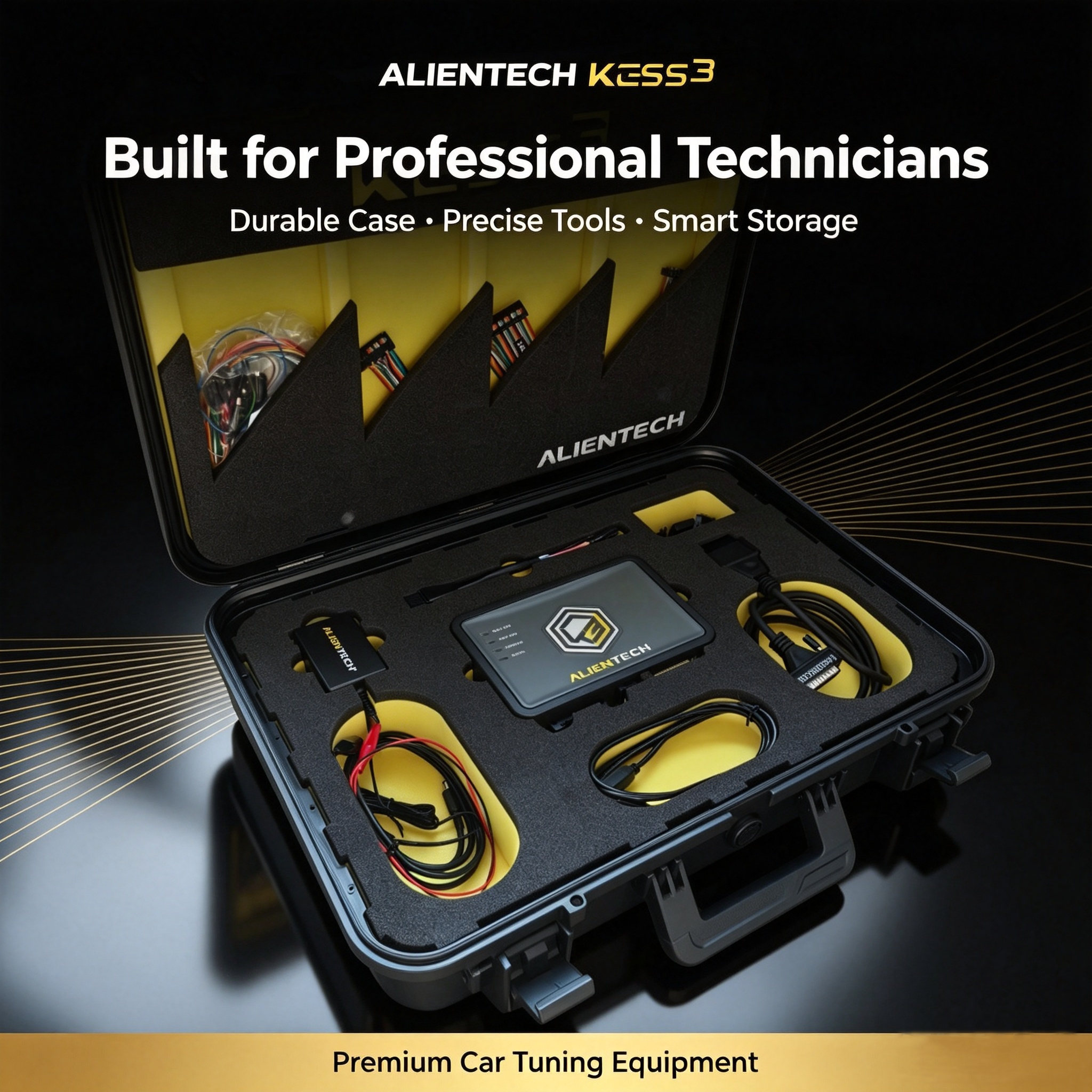 Alientech KESS V3 ECU Chip Tuning Tool with Triple-Protocol OBD Bench Boot Processing and Master or Slave Upgradeable