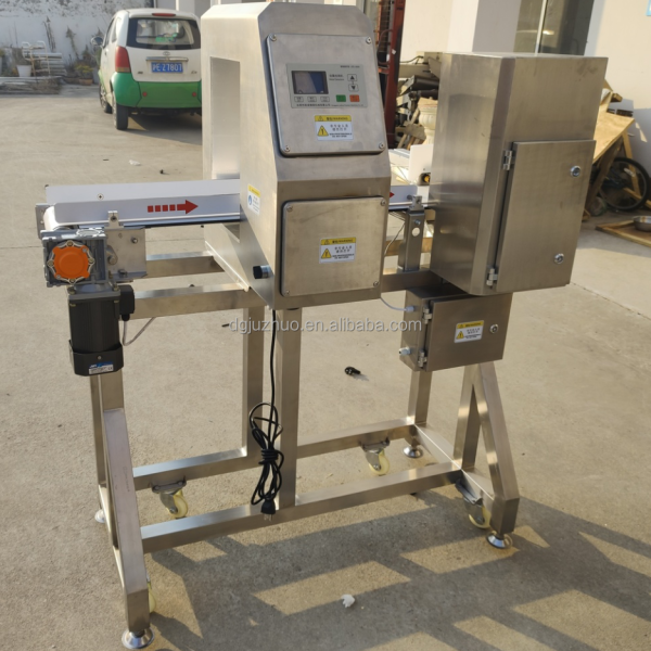Adjustable Industrial Metal Detector Conveyor Speed Food Packaging Line JZD-366