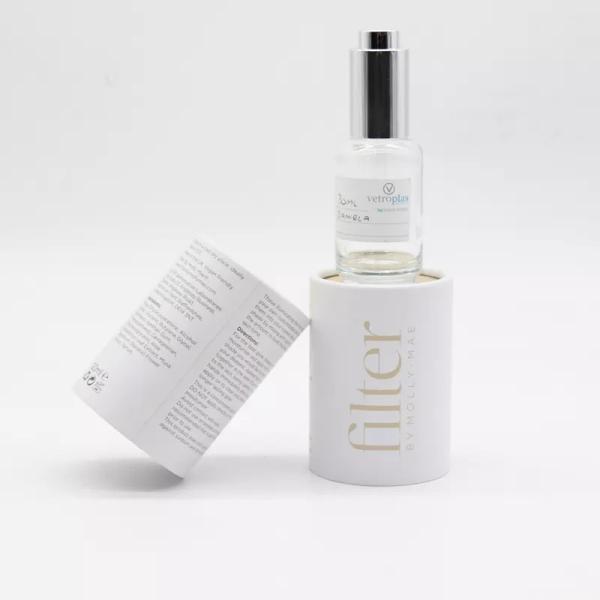 Custom Printing Paper Cosmetic Tubes , CMYK Cardboard Cylinder For Essential Oil