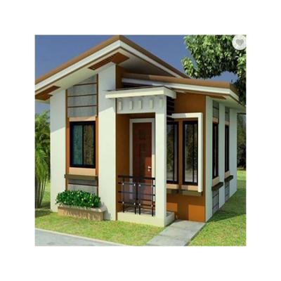 Luxury Prefabricated Light Steel Villa House In White / Gray / Black