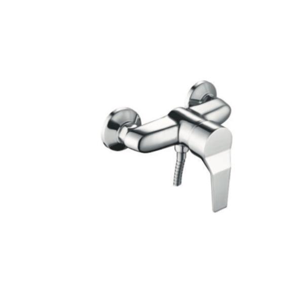 Zinc Alloy Body Hot and Cold Brass Cross Style Mixer Tap for Bathroom in Apartments