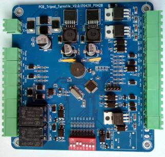 Placa completa da movimentação do PWB do mecanismo 240v 2.2A da porta do torniquete da altura