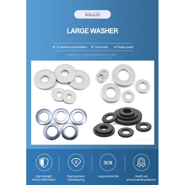 ISO стандартные плоские стиральные машины из нержавеющей стали с цинковой отделкой толщина 5 мм M8 M3 M20 M12 M16