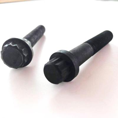 M14 classificam a meia linha de 12,9 UNF encantam os parafusos da flange serrilharam não 12 Ponits