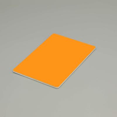 HDPE Orange Fire Rated Aluminum Composite Panel B1 Grade Fireproof External Cladding