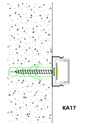 Canal anodizado 14*8mm de alumínio da extrusão do perfil da tira do diodo emissor de luz para a montagem de superfície