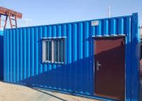 Recipiente engrossado do escritório da casa pré-fabricada da porta 20gp da isolação térmica