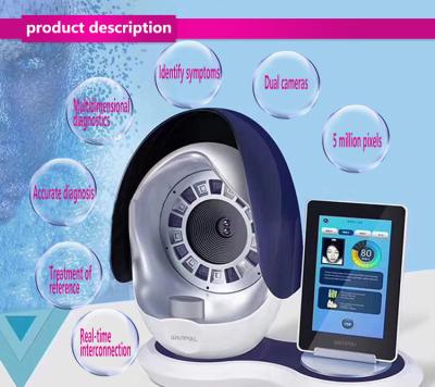 White Facial Skin Analyzer RGB UV , Magic Mirror Skin Analysis System