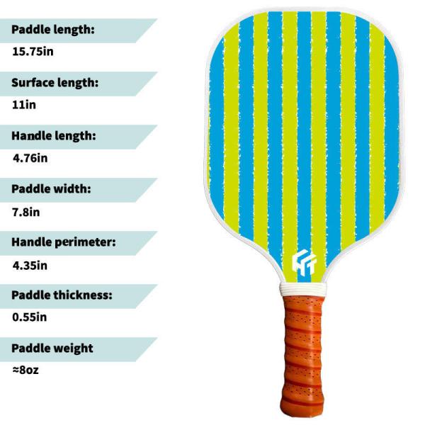 Fiberglass Practice Pickleball Paddle Customized USAPA Pickleball Paddles Sets