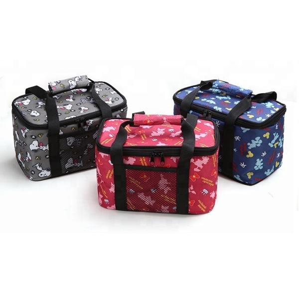 Small Oxford Kids / Baby Thermal Bag Portable Outdoor Shoulder Cooler Bag