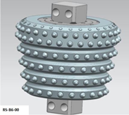 6 Or 5 Rows Inserted Teeth TBM Disc Cutters