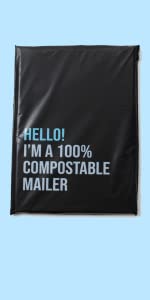 Bio Corn starch Eco Biodegradable & Compostable MAILING BAGS, COMPOSTABLE & BIODEGRADABLE CORNSTARCH ENVELOP/MAILER BAGS