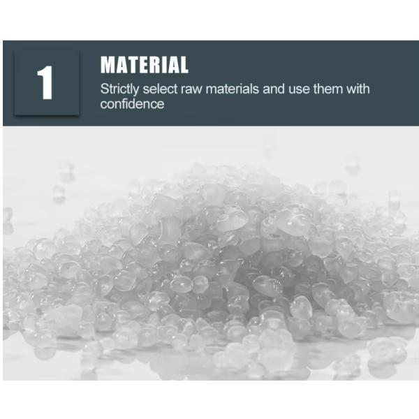 Bolsas transparentes de plástico con cremallera Bolsas recargables Bolsas transparentes de plástico PE