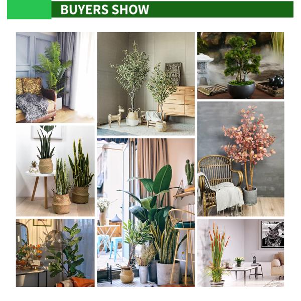 деревья ландшафта 170cm искусственные Fishtail украшение завода крытое никакой мочить