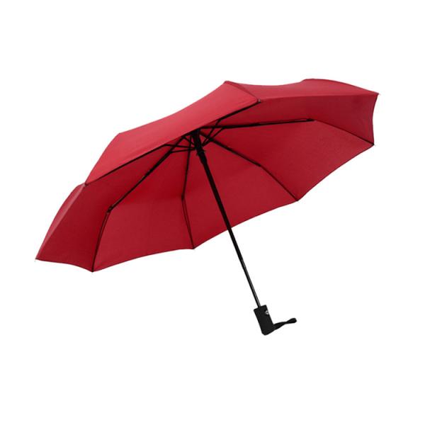 Steel Ribs Personalized Customized Fold Umbrella with Print Logo Open Diameter 95cm