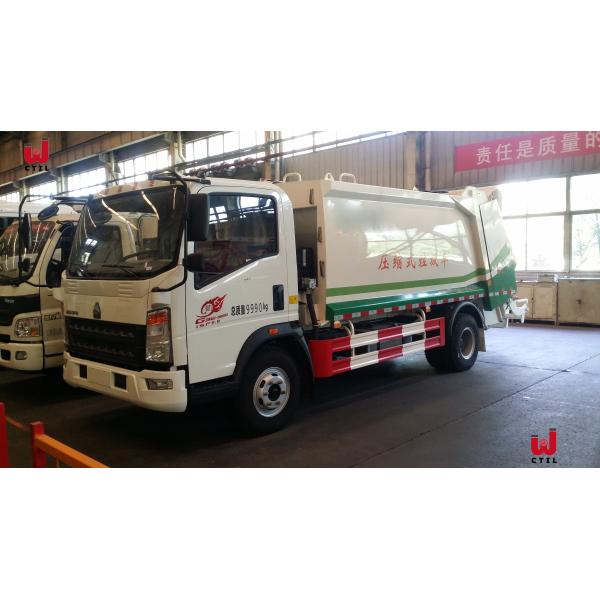 Sinotruk 12m3 Waste Management Trash Truck 4X2 Waste Removal Trucks