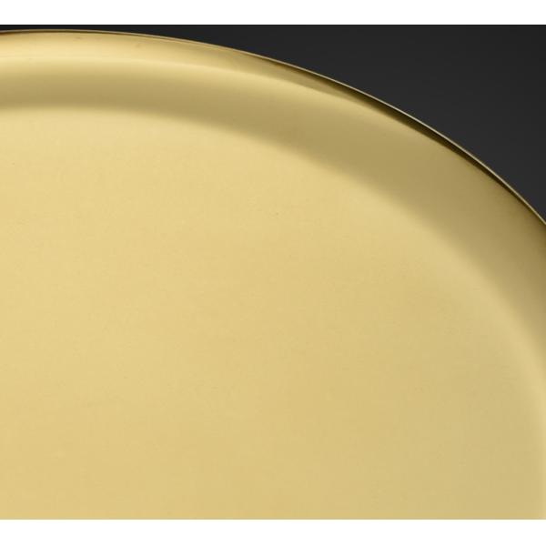 Rustproof Gold 10x10cm Metal Jewelry Tray Mirror Polishing