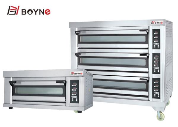 Mercadorias elétricos de cozimento visíveis de aço inoxidável da cozinha do forno de Oven Three Layer Nine Trays