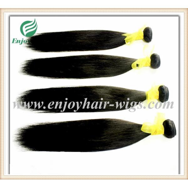 Brazilian 5A virgin remy hair weave ,natural color(can be dye) straight  10''-26''length