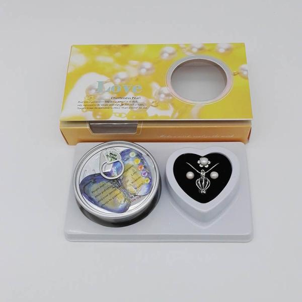 Promotion Gifts Love Pearl 3PCS included Chain Necklace with one Drop Pendant , Ring , Earrings