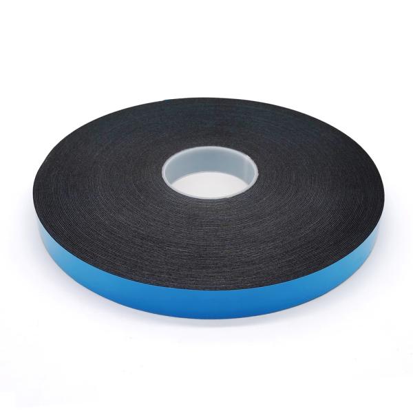 1mm Black PE Foam Tape Double Sided Acrylic Adhesive 10m