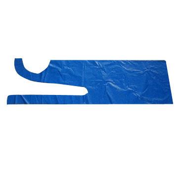 Unisex CPE Isolation Apron Hair Salon Non Sterile Poly - Coated Polyspunbond