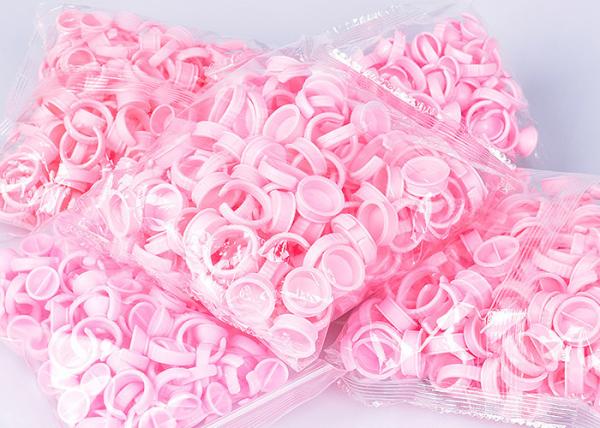 Semi Permanent Tattoo Equipment Supplies Pink Ink Ring Holder